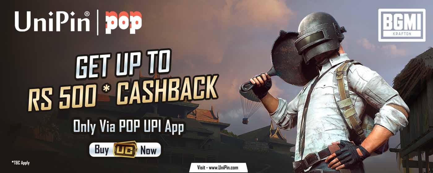 Get Up to ₹500 Instant Cashback with POP UPI!